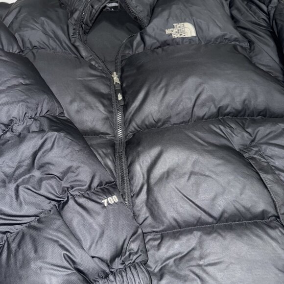 Men’s The North Face Black 700 Down Fill Puffer Jacket Size XLarge - Picture 6 of 8